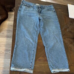 Relaxed Fit Denim Boyfriend Jeans